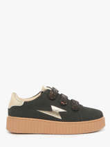 Sneakers Aby Vanessa wu Zwart accessoires BK2714NR